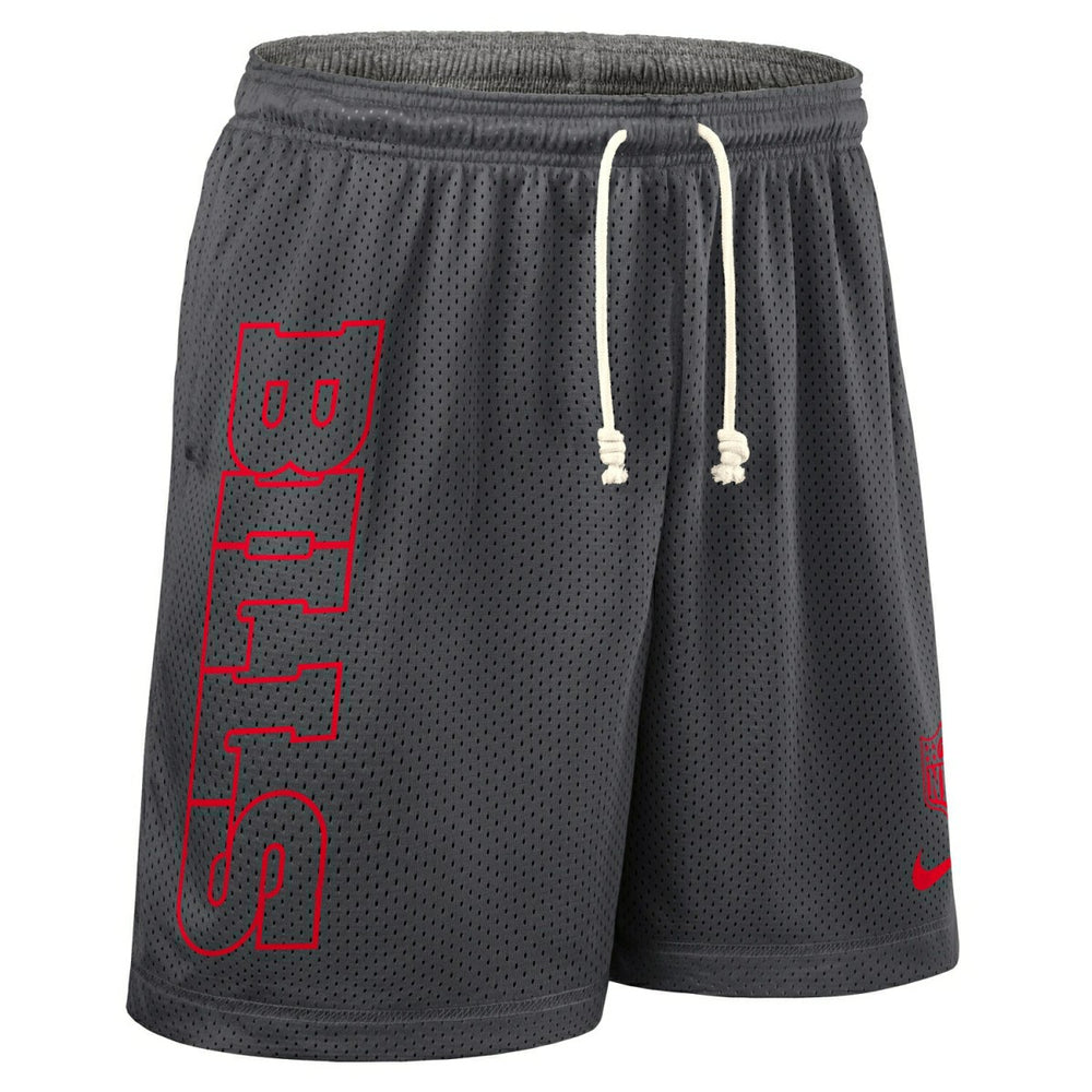 Buffalo Bills 2025 NFL Sideline Reversible Mesh Nike Dri-FIT Shorts Black Taass US