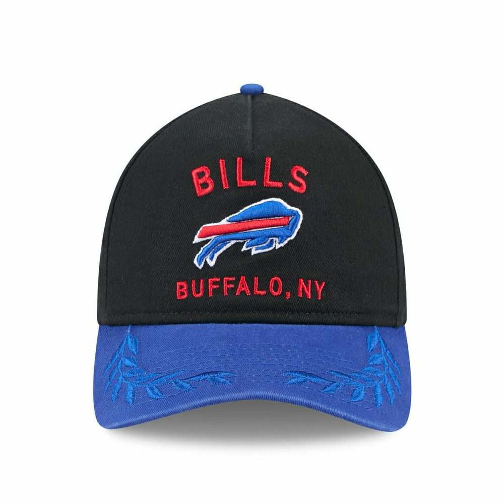 Buffalo Bills 2025 NFL Draft 9TWENTY A-Frame Adjustable Cap Black Fashion