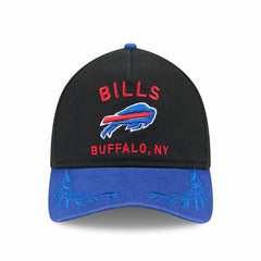Buffalo Bills 2025 NFL Draft 9TWENTY A-Frame Adjustable Cap Black Fashion