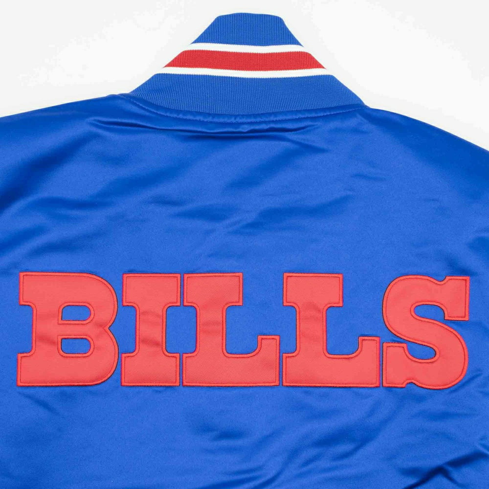 Buffalo Bills Mitchell & Ness Heavyweight Satin NFL Jacket Fashion