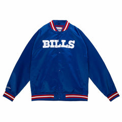 Buffalo Bills Mitchell & Ness Lightweight Satin NFL Jacket Blue Classic