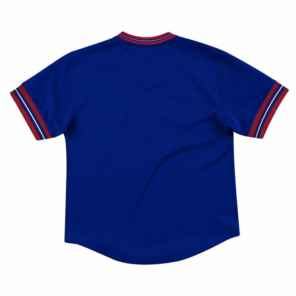 Buffalo Bills Unbeaten Mitchell & Ness NFL V-Neck Mesh Shirt Blue Fashion