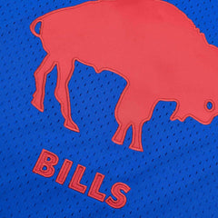 Buffalo Bills Unbeaten Mitchell & Ness NFL V-Neck Mesh Shirt Blue Fashion