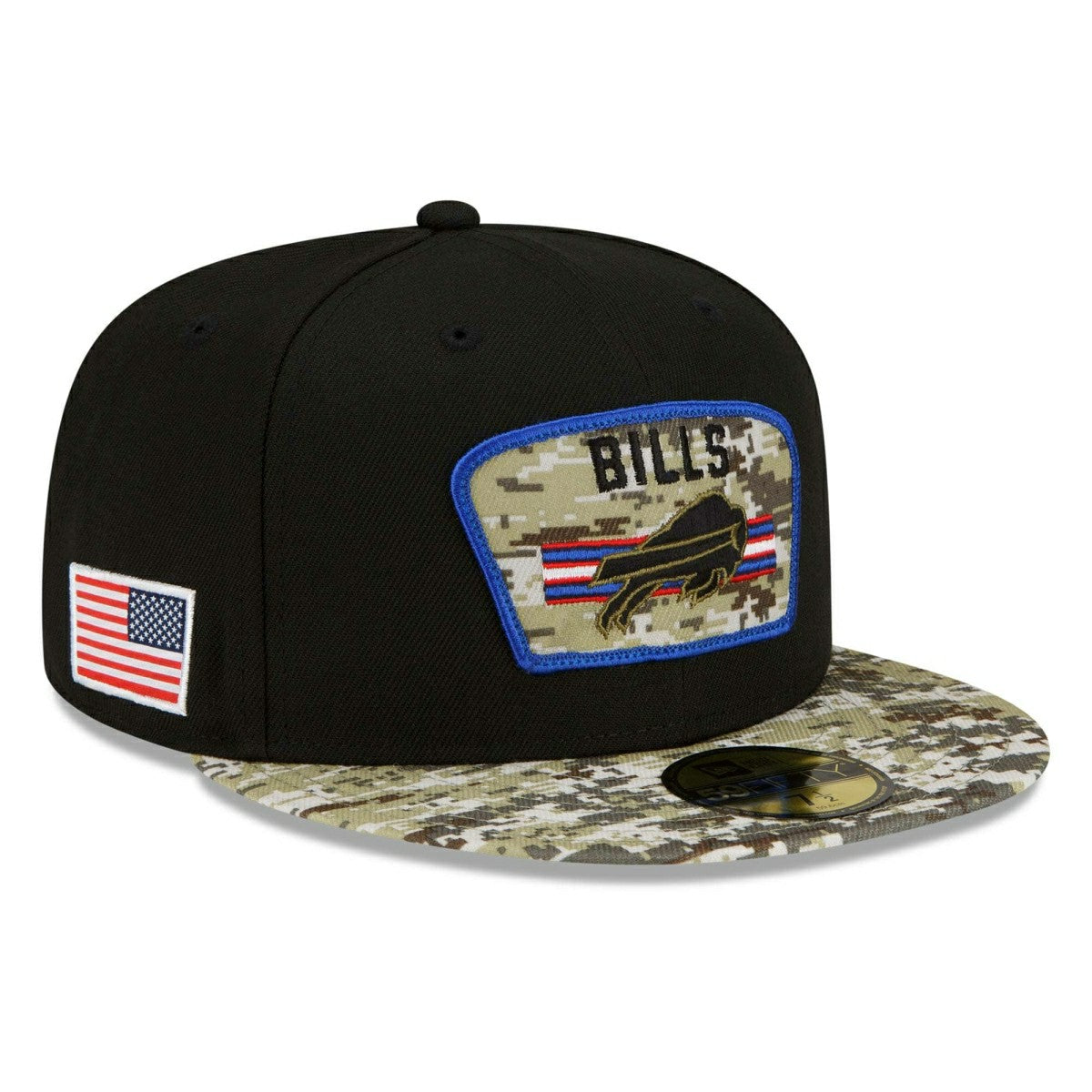 Buffalo Bills 2021 NFL On-Field Salute to Service New Era 59FIFTY Fitted Cap Lifestyle