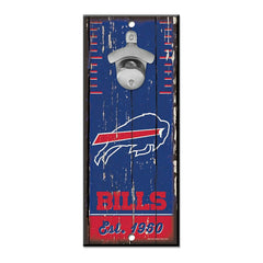 Buffalo Bills WinCraft NFL Bottle Opener Sign Taass sale