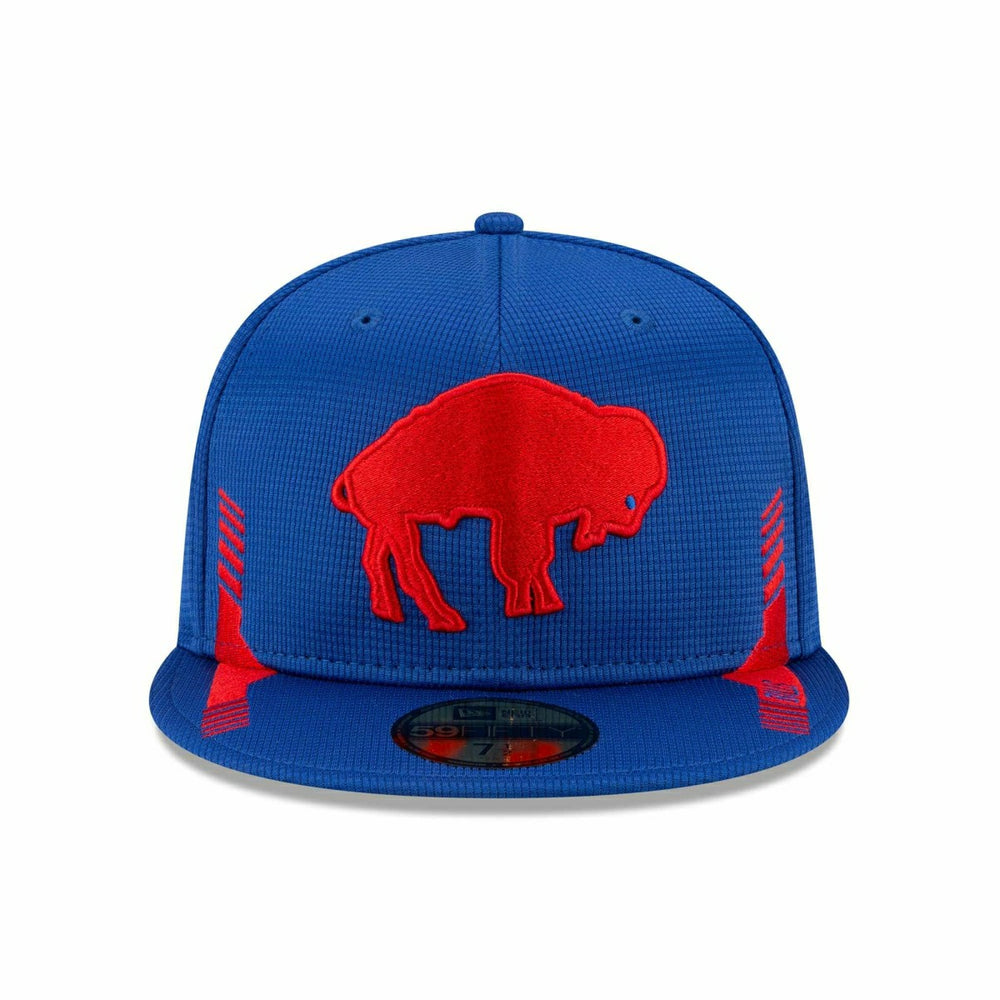Buffalo Bills Throwback 2021 NFL Sideline New Era 59FIFTY Fitted Cap Home Taass for sale