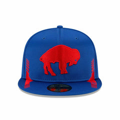 Buffalo Bills Throwback 2021 NFL Sideline New Era 59FIFTY Fitted Cap Home Taass for sale