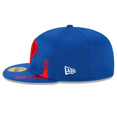 Buffalo Bills Throwback 2021 NFL Sideline New Era 59FIFTY Fitted Cap Home Taass for sale