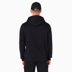 Carolina Panthers Logo Hoodie NFL Sweatshirt Black Lifestyle