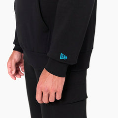Carolina Panthers Logo Hoodie NFL Sweatshirt Black Lifestyle