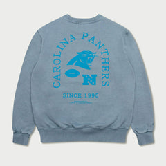 Carolina Panthers L&L '96 Classics NFL Crewneck Sweater Blue Lifestyle