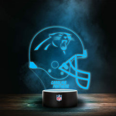 Carolina Panthers NFL Helmet LED Sign Taass sale