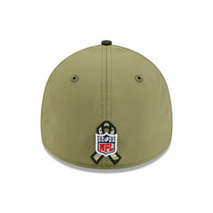 Carolina Panthers 2025 NFL Salute to Service 39THIRTY Flex Cap Olive Lifestyle