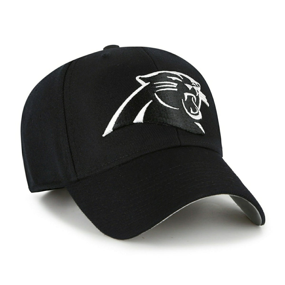 Carolina Panthers Black & White '47 MVP Adjustable NFL Cap Black Taass US