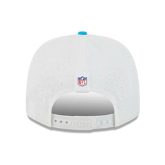 Carolina Panthers 2025 NFL Training Camp New Era  9SEVENTY Stretch-Snap Cap OTC White Lifestyle