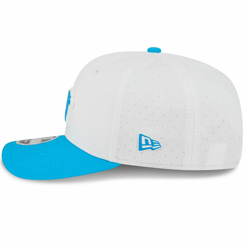 Carolina Panthers 2025 NFL Training Camp New Era  9SEVENTY Stretch-Snap Cap OTC White Lifestyle
