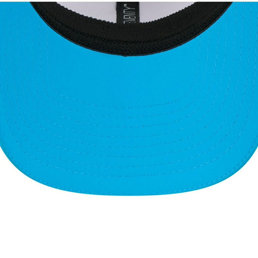Carolina Panthers 2025 NFL Training Camp New Era  9SEVENTY Stretch-Snap Cap OTC White Lifestyle