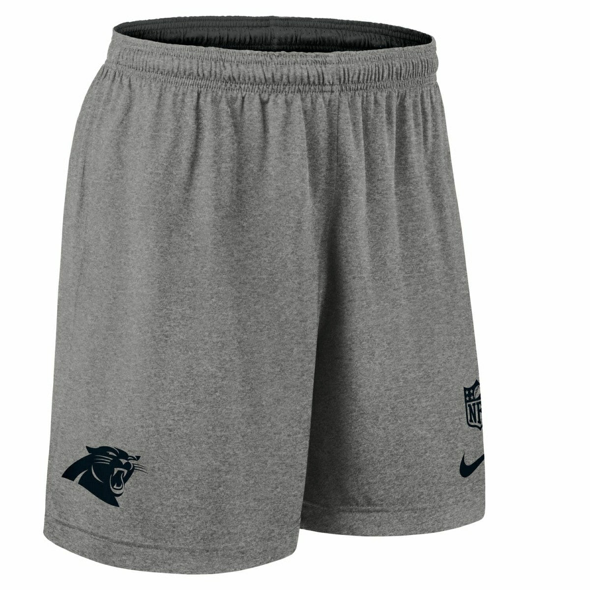 Carolina Panthers 2025 NFL Sideline Reversible Mesh Nike Dri-FIT Shorts Black Taass for sale