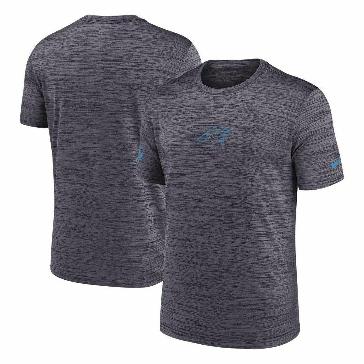 Carolina Panthers 2025 NFL Sideline Nike Velocity Performance T-Shirt Gray Taass US