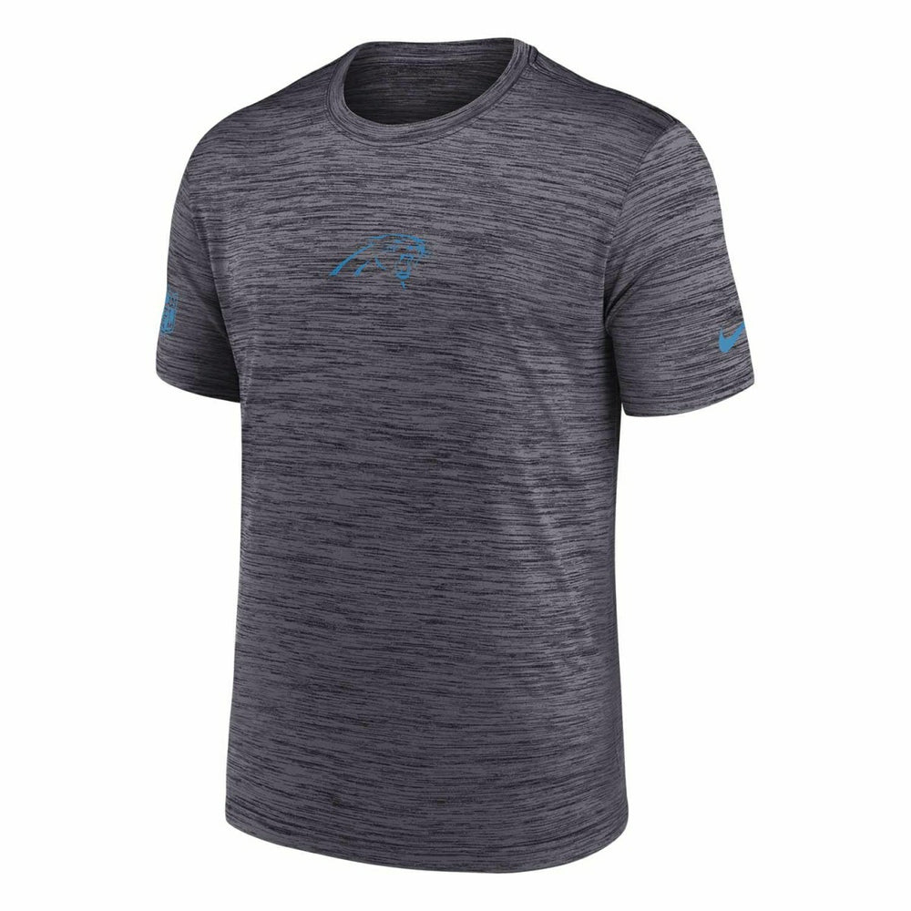 Carolina Panthers 2025 NFL Sideline Nike Velocity Performance T-Shirt Gray Taass US