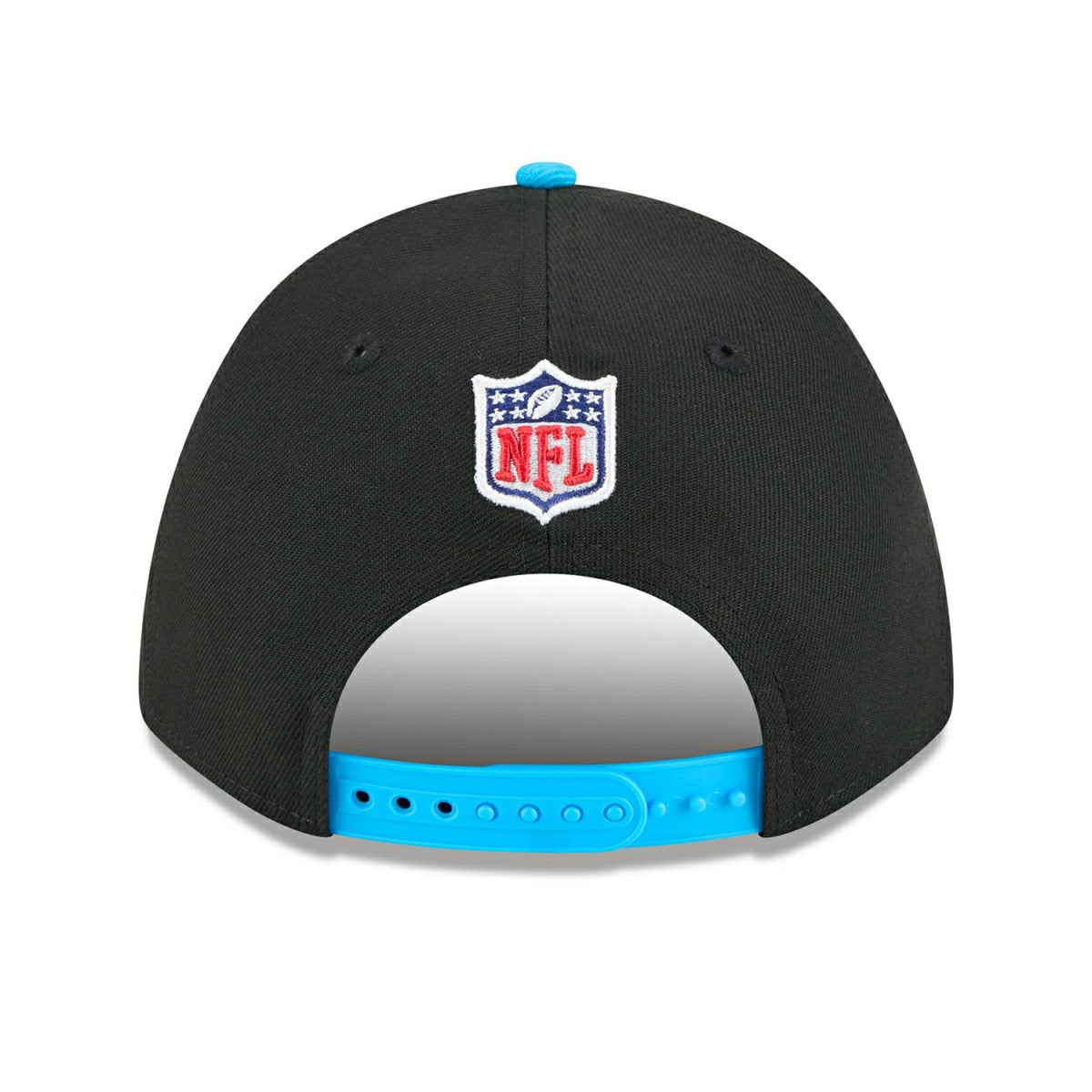 Carolina Panthers 2025 NFL Draft 9FORTY M-Crown A-Frame Snapback Cap Black Lifestyle