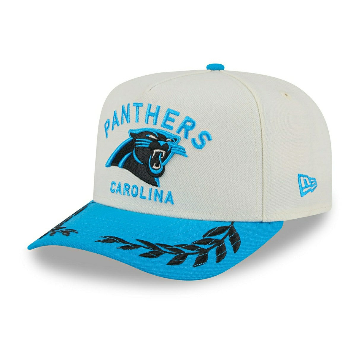 Carolina Panthers 2025 NFL Draft 9FIFTY A-Frame Snapback Cap Cream Taass sale