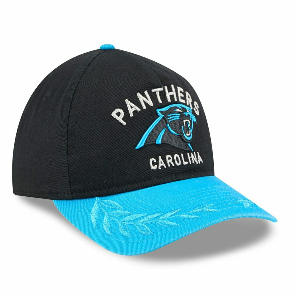 Carolina Panthers 2025 NFL Draft 9TWENTY A-Frame Adjustable Cap Black Taass for sale