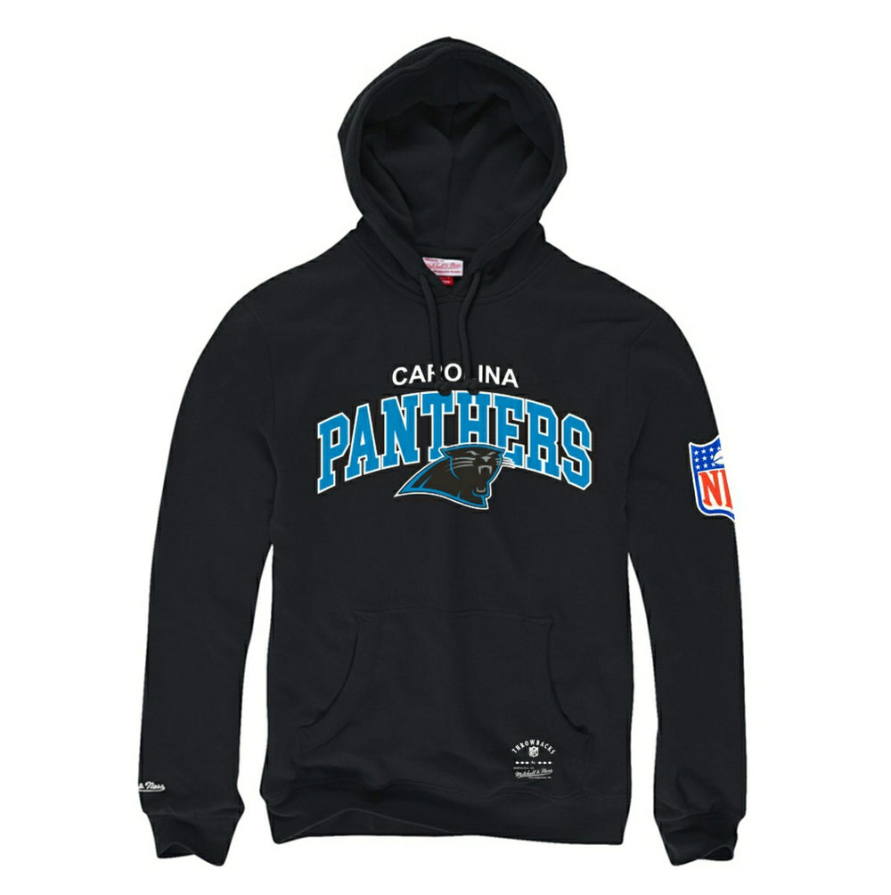 Carolina Panthers Mitchell & Ness Classic Arch NFL Hoodie Black Taass US