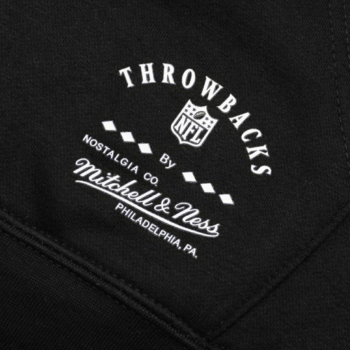 Carolina Panthers Mitchell & Ness Classic Arch NFL Hoodie Black Taass US