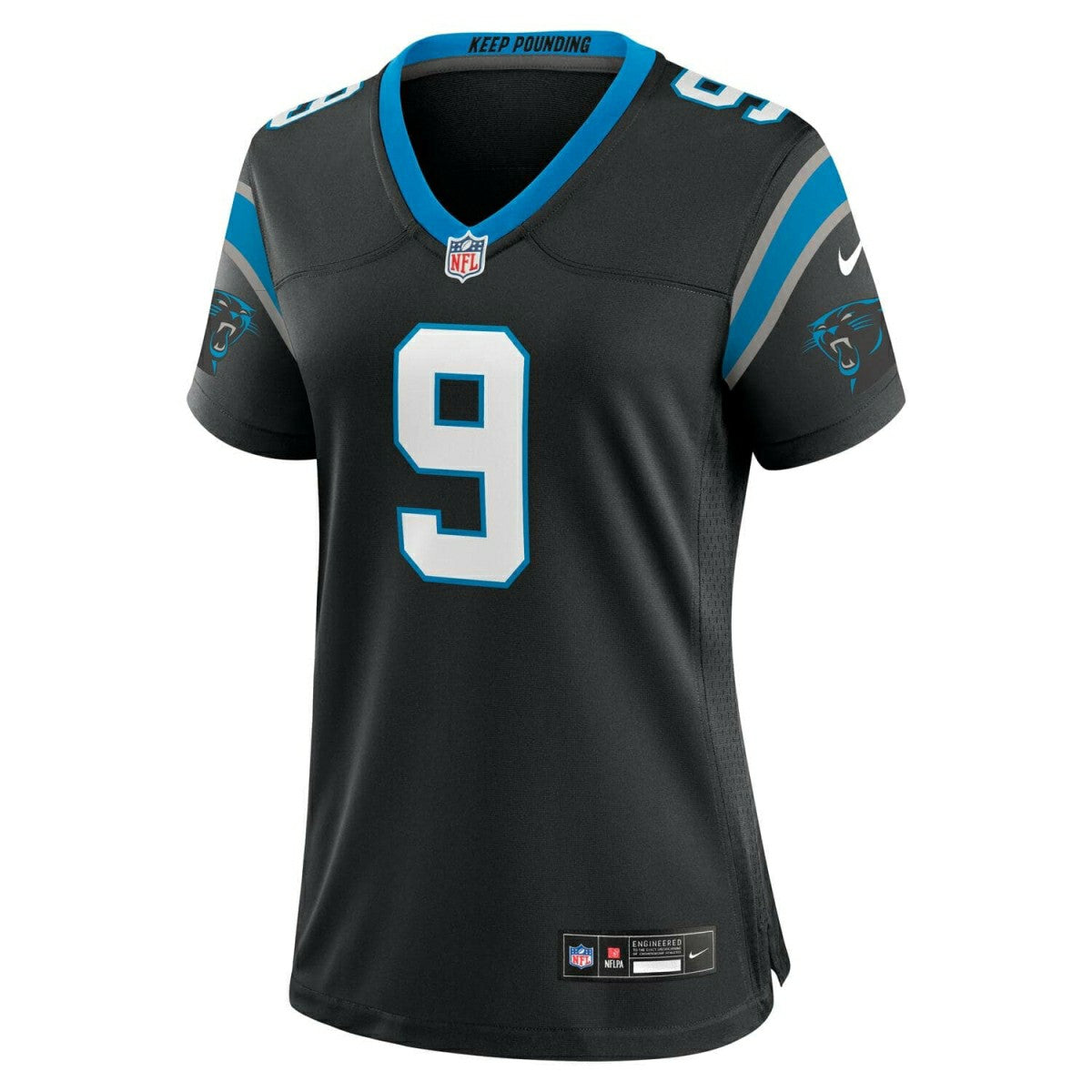 Bryce Young #9 Carolina Panthers Nike Game NFL Jersey Black (WOMEN'S) Lifestyle