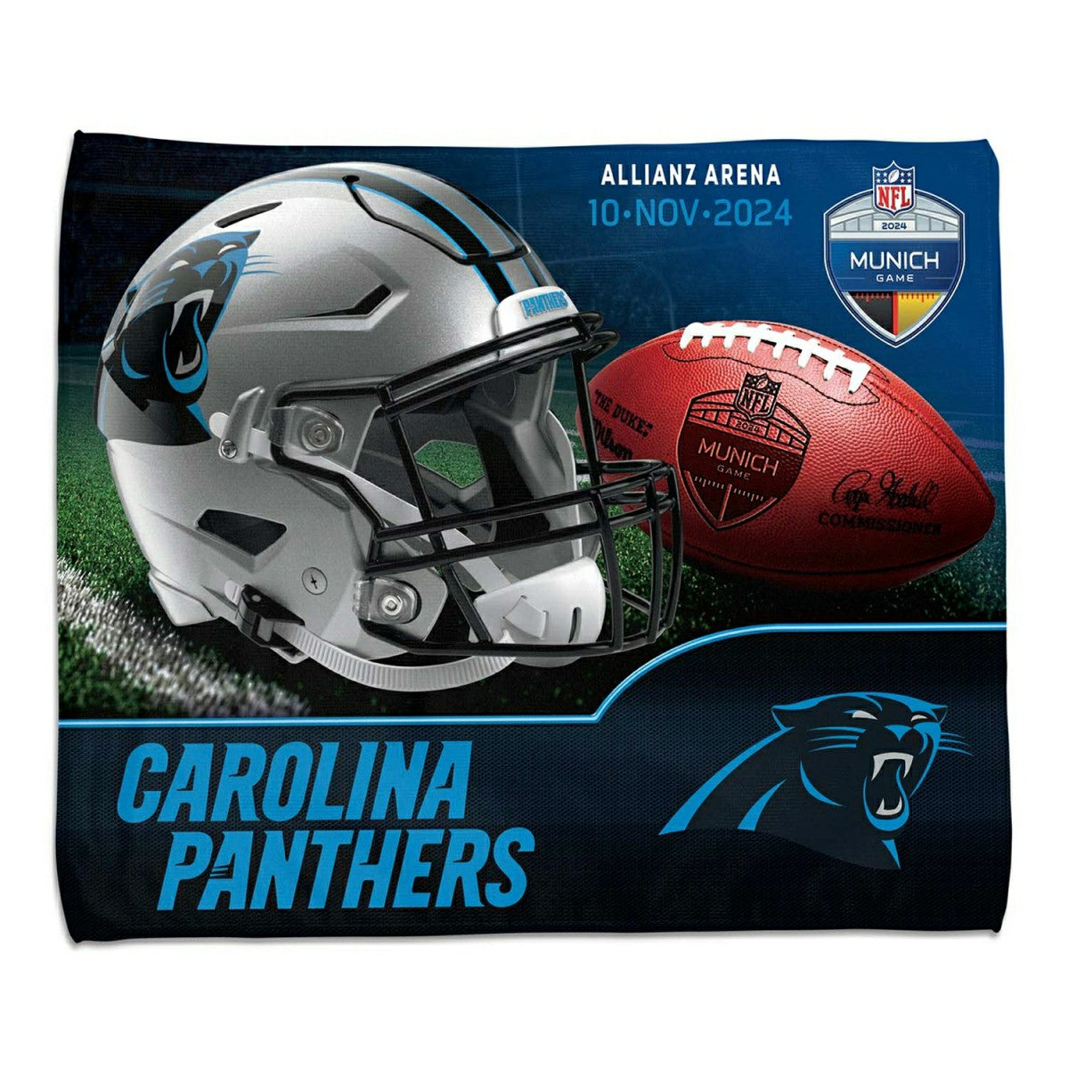 2024 NFL Munich Game Carolina Panthers Rally Towel Taass US