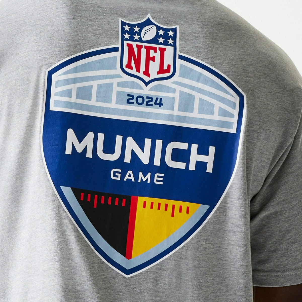 2024 NFL Munich Game Carolina Panthers Collegiate T-Shirt Gray Fashion