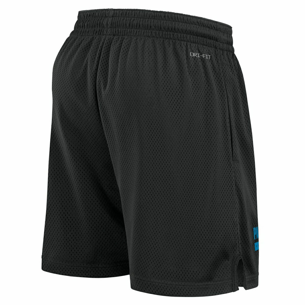 Carolina Panthers 2024 NFL Sideline Mesh Nike Dri-FIT Shorts Black Taass sale