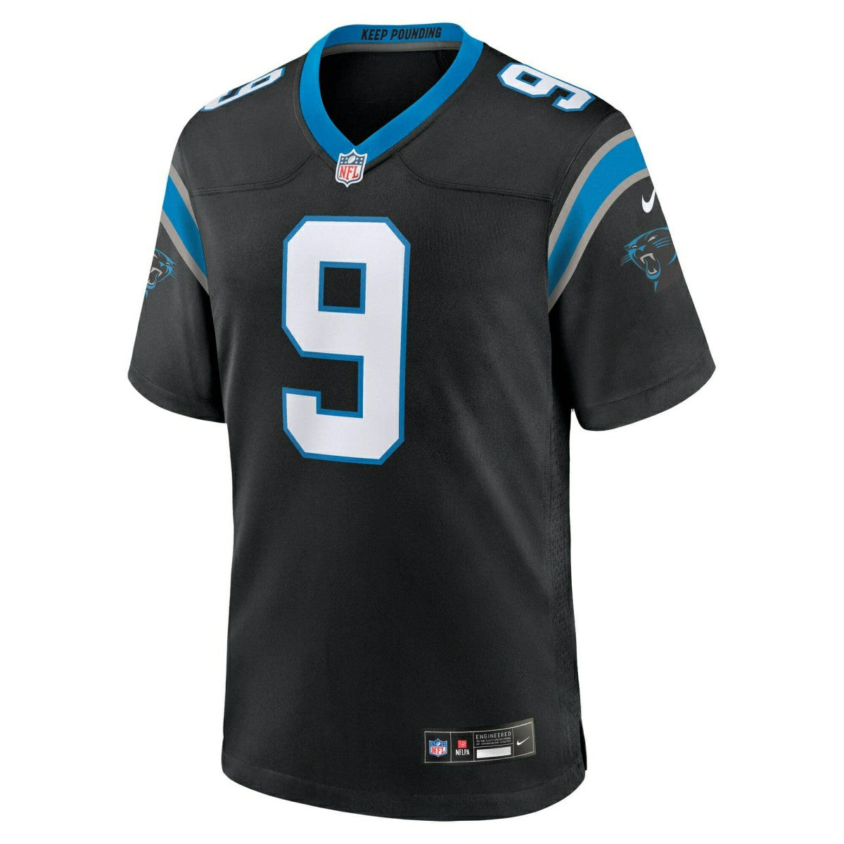 Bryce Young #9 Carolina Panthers Nike Game NFL Jersey Black Taass US