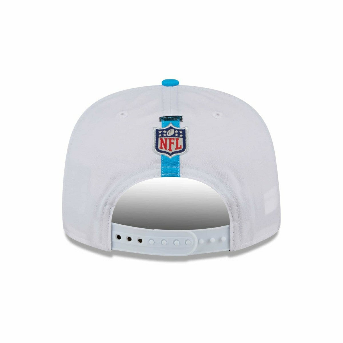 Carolina Panthers 2024 NFL Training Camp New Era Golfer Snapback Cap White Classic