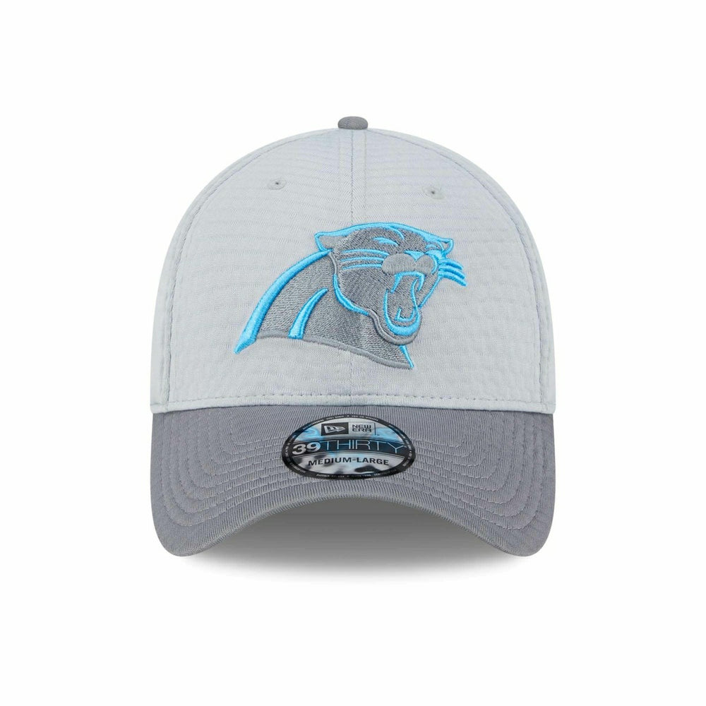 Carolina Panthers 2024 NFL Training Camp New Era 39THIRTY Flex Cap Gray Fashion