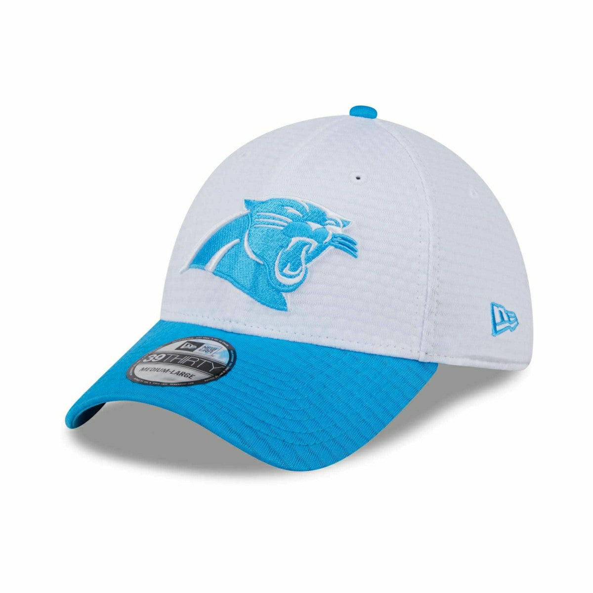 Carolina Panthers 2024 NFL Training Camp New Era 39THIRTY Flex Cap White Taass sale