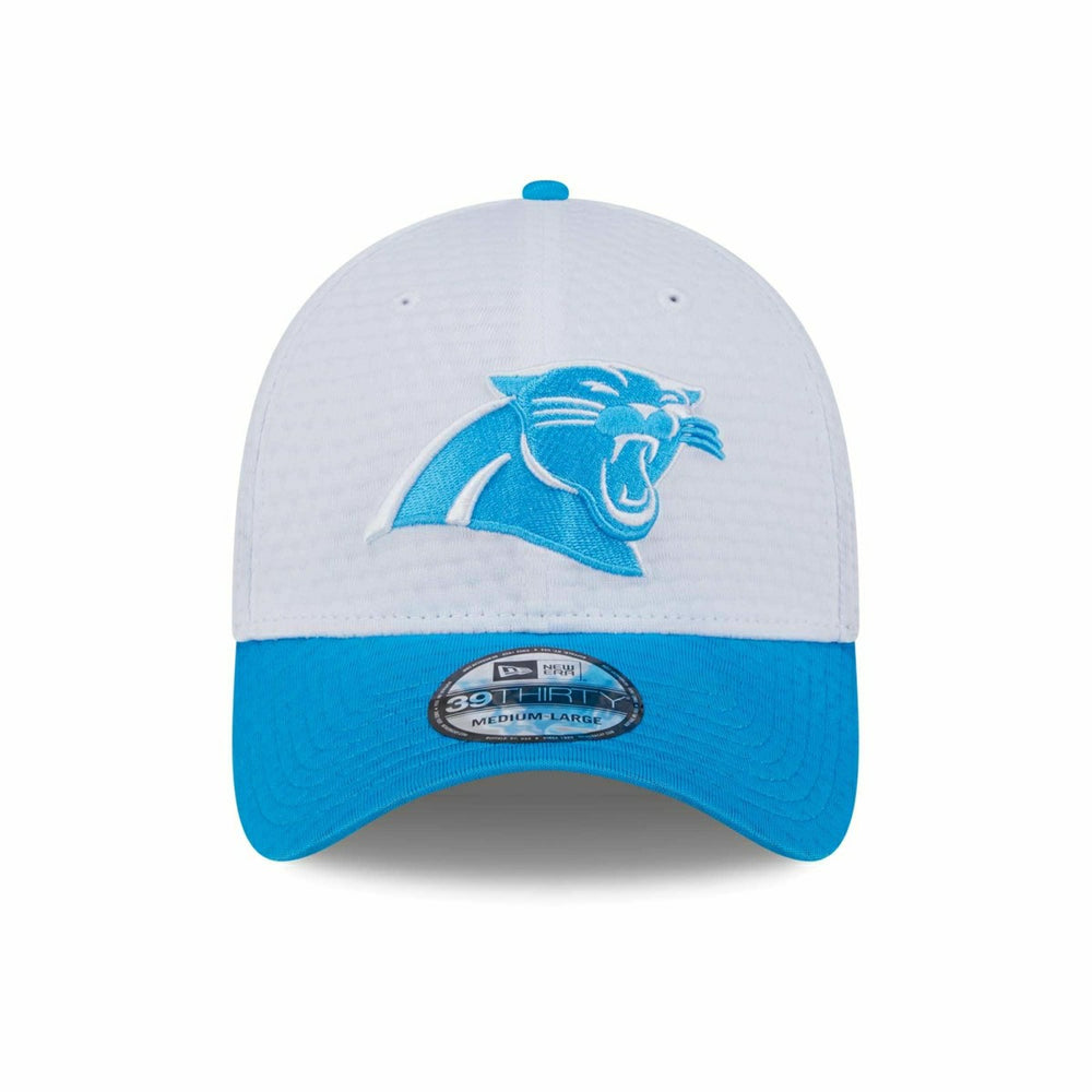Carolina Panthers 2024 NFL Training Camp New Era 39THIRTY Flex Cap White Taass sale