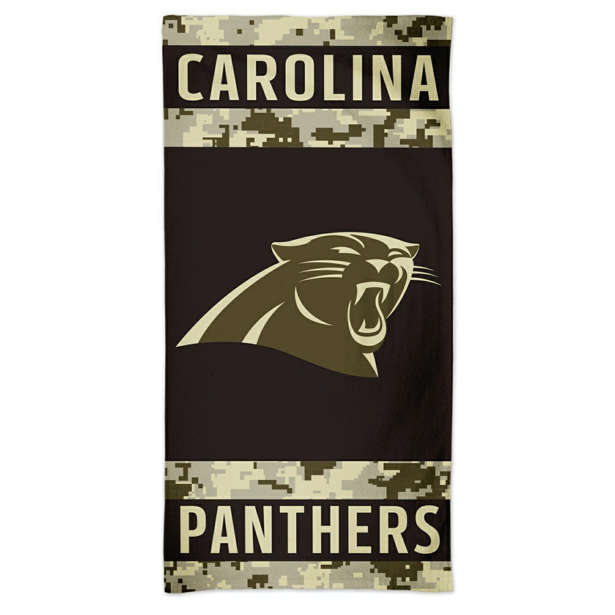 Carolina Panthers Camo Spectra NFL Beach Towel Fashion