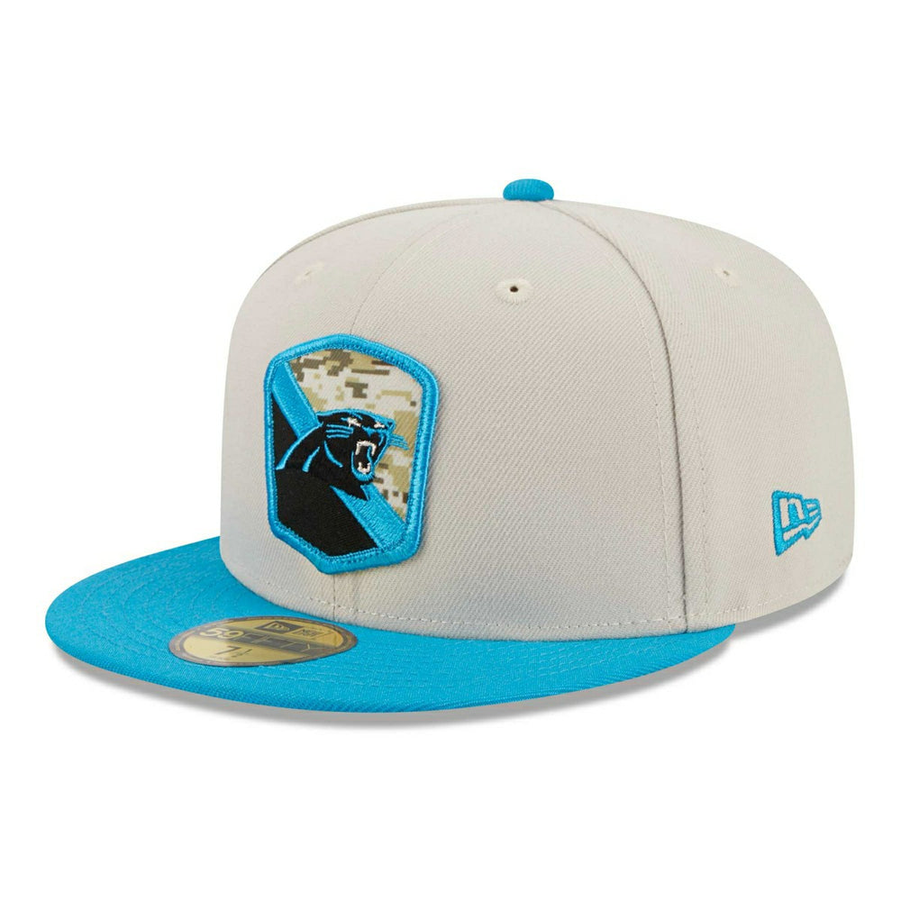 Carolina Panthers 2023 NFL Salute to Service New Era 59FIFTY Fitted Cap Taass sale