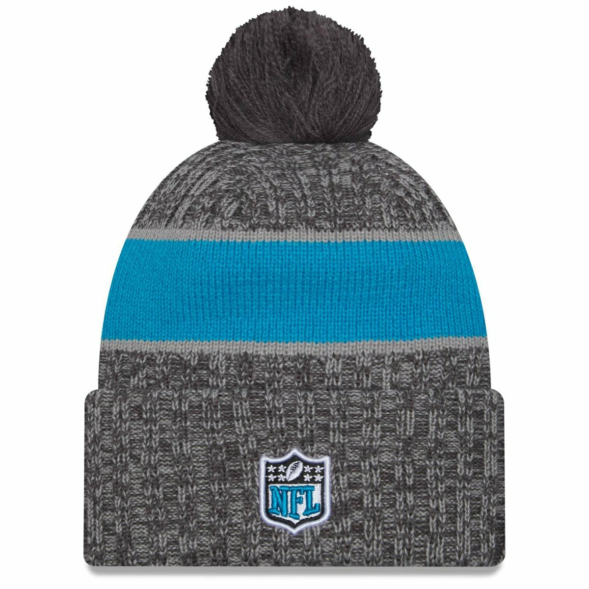 Carolina Panthers Gray 2023 NFL Sideline New Era Sport Knit Hat Taass US
