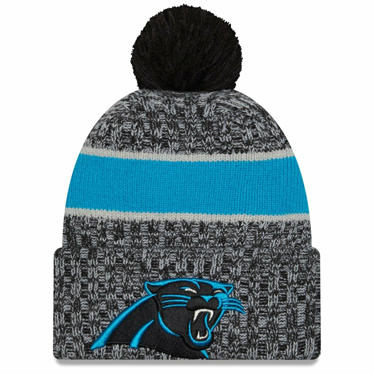 Carolina Panthers 2023 NFL Sideline New Era Sport Knit Hat Classic