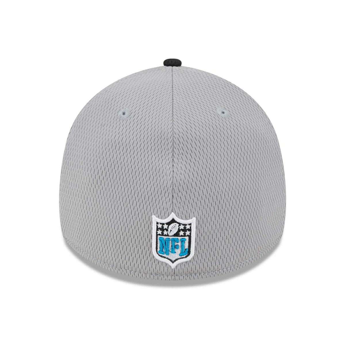 Carolina Panthers Colorway 2023 NFL Sideline New Era 39THIRTY Flex Cap Gray Lifestyle