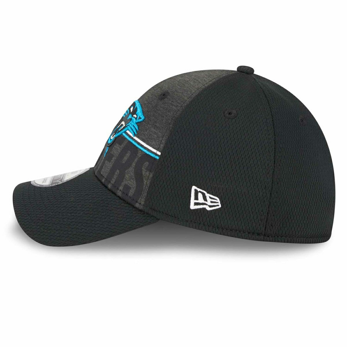 Carolina Panthers 2023 NFL Training Camp New Era 39THIRTY Flex Cap Black Taass for sale