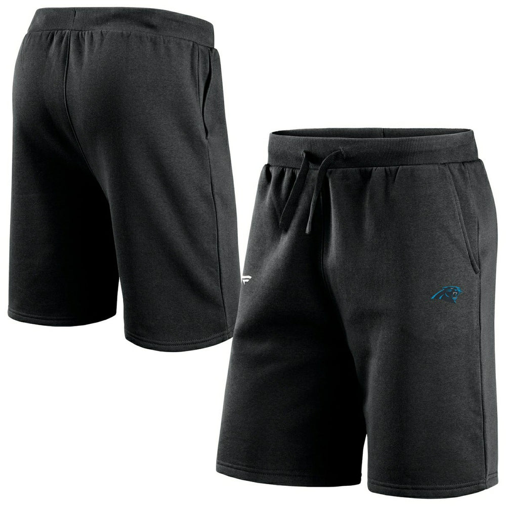 Carolina Panthers Primary Logo NFL Sweat Shorts Black Taass US
