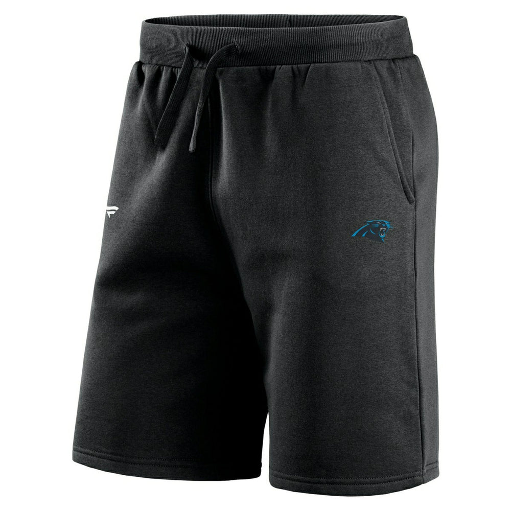 Carolina Panthers Primary Logo NFL Sweat Shorts Black Taass US