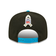 Carolina Panthers 2022 NFL On-Field Salute to Service New Era 9FIFTY Snapback Cap Lifestyle
