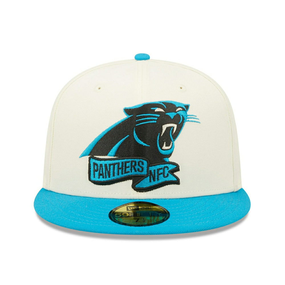 Carolina Panthers Traditional On-Field 2022 NFL Sideline New Era 59FIFTY Cap Taass for sale