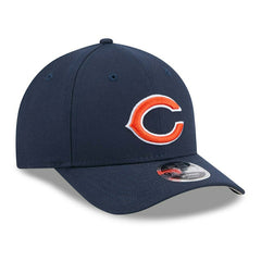 Chicago Bears NFL Team Logo New Era 9FORTY M-Crown Snapback Cap Navy Lifestyle