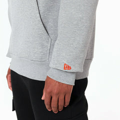 Chicago Bears Logo Hoodie New Era NFL Sweatshirt Grey Fashion